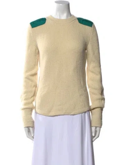 Pre-owned Isabel Marant Wool Crew Neck Sweater In Neutral