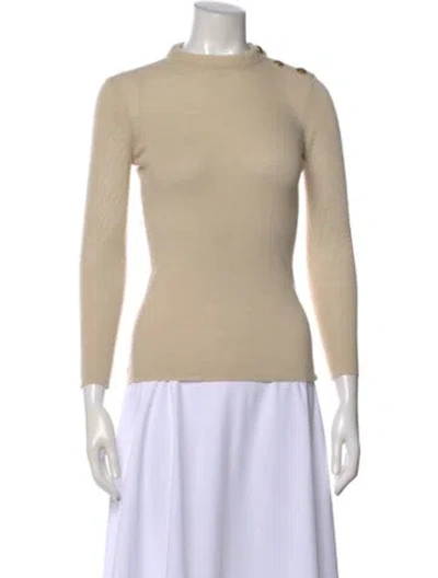 Pre-owned Isabel Marant Wool Crew Neck Sweater In Neutral