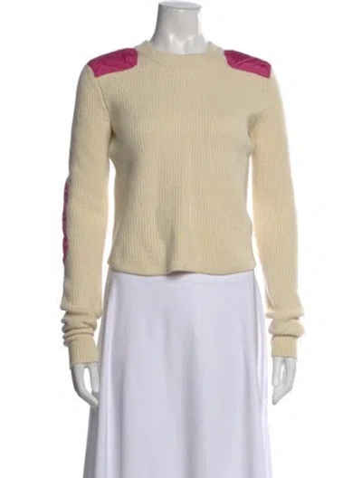 Pre-owned Isabel Marant Wool Crew Neck Sweater In Neutral