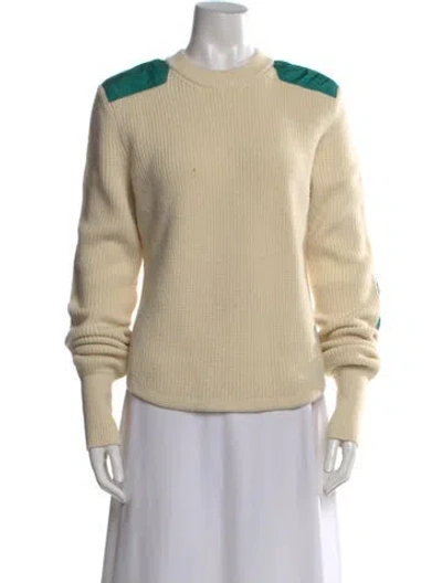 Pre-owned Isabel Marant Wool Crew Neck Sweater In Neutral