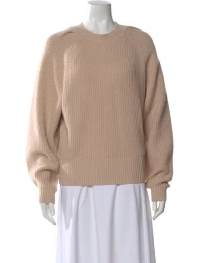 Pre-owned Isabel Marant Wool Crew Neck Sweater In Neutral