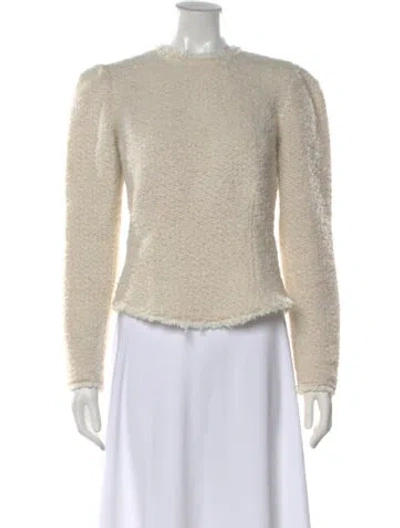 Pre-owned Isabel Marant Wool Crew Neck Sweater In Neutral