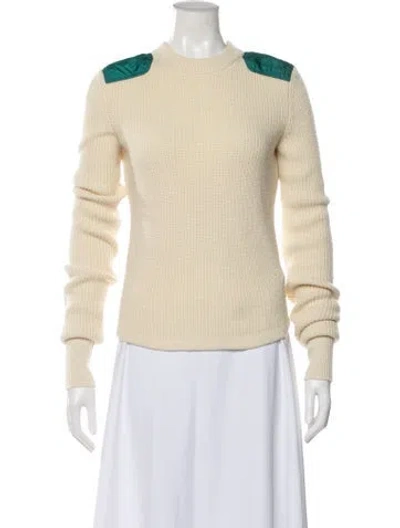 Pre-owned Isabel Marant Wool Crew Neck Sweater In Neutral