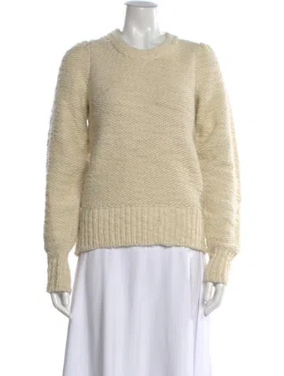 Pre-owned Isabel Marant Wool Crew Neck Sweater In Neutral