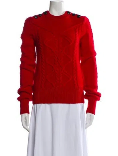 Pre-owned Isabel Marant Wool Crew Neck Sweater W/ Tags In Red