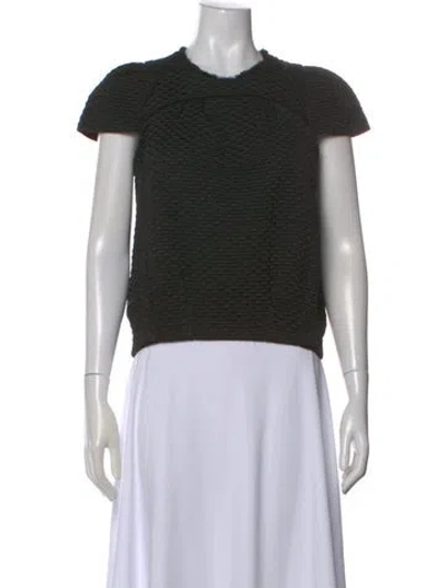 Pre-owned Isabel Marant Wool Crew Neck Top In Black