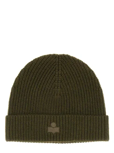 ISABEL MARANT ISABEL MARANT WOOL HAT WITH LOGO PATCH