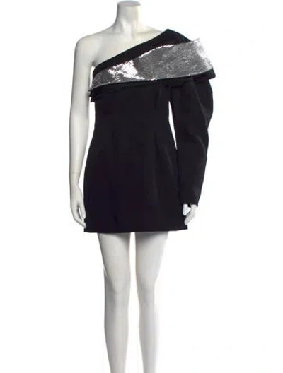 Pre-owned Isabel Marant Wool Mini Dress In Black