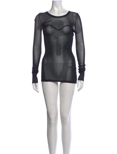 Pre-owned Isabel Marant Wool Mini Dress In Black