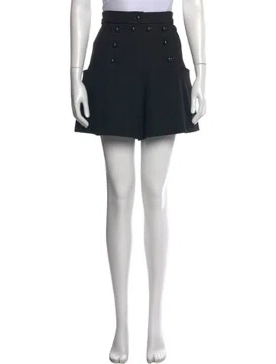 Pre-owned Isabel Marant Wool Mini Shorts In Black