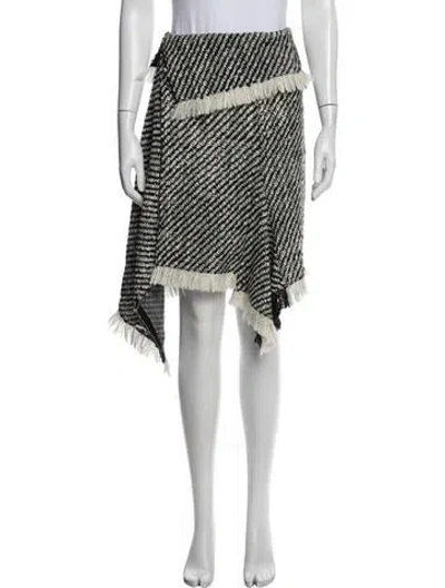 Pre-owned Isabel Marant Wool Mini Skirt In Black