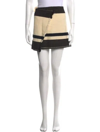 Pre-owned Isabel Marant Wool Mini Skirt In Neutral