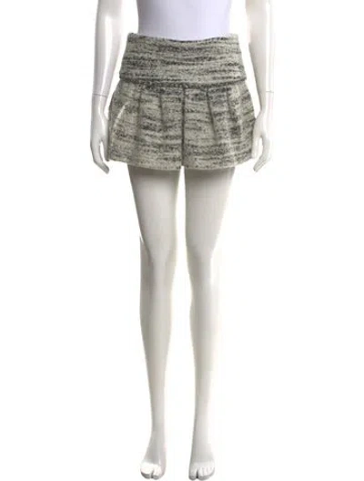 Pre-owned Isabel Marant Wool Mini Skirt In White