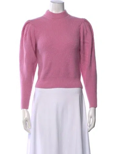 Pre-owned Isabel Marant Wool Mock Neck Sweater In Pink