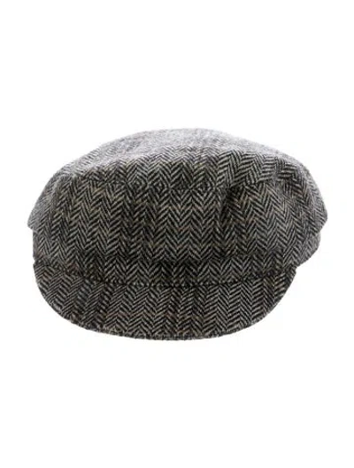 Pre-owned Isabel Marant Wool Newsboy Cap In Black