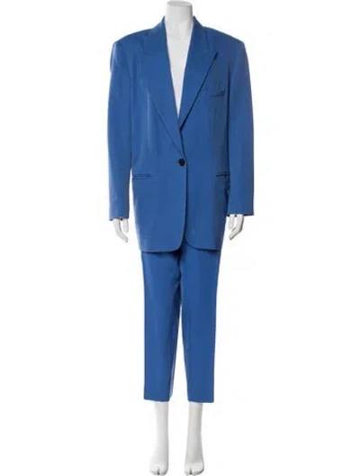 Pre-owned Isabel Marant Wool Pantsuit In Blue