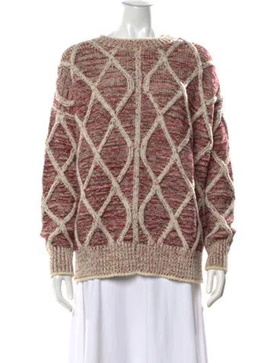 Pre-owned Isabel Marant Wool Patterned Sweater In Red