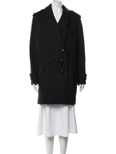 Pre-owned Isabel Marant Wool Peacoat In Blue