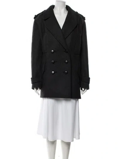 Pre-owned Isabel Marant Wool Peacoat In Gray