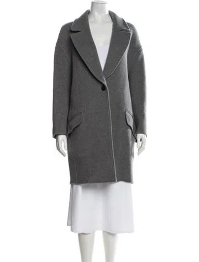 Pre-owned Isabel Marant Wool Peacoat In Gray