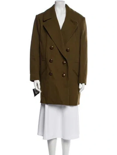 Pre-owned Isabel Marant Wool Peacoat In Neutral