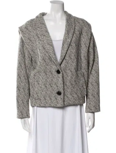 Pre-owned Isabel Marant Wool Printed Blazer In Neutral