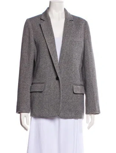 Pre-owned Isabel Marant Wool Printed Blazer In Neutral