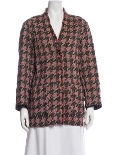 Pre-owned Isabel Marant Wool Printed Blazer In Red