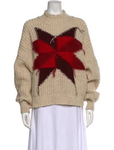 Pre-owned Isabel Marant Wool Printed Sweater In Neutral