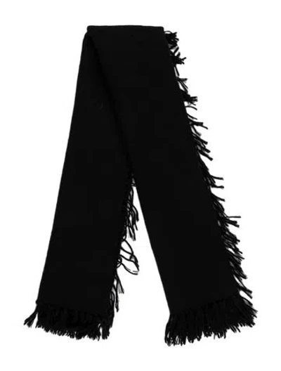 Pre-owned Isabel Marant Wool Scarf In Black