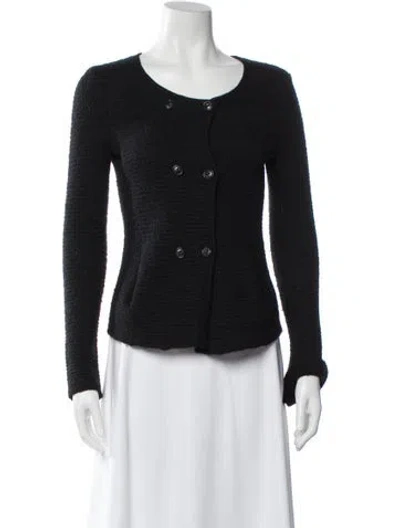 Pre-owned Isabel Marant Wool Scoop Neck Sweater In Black
