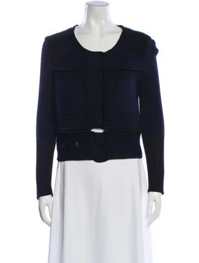 Pre-owned Isabel Marant Wool Scoop Neck Sweater In Blue
