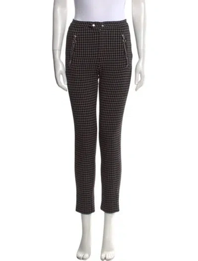 Pre-owned Isabel Marant Wool Skinny Leg Pants In Black