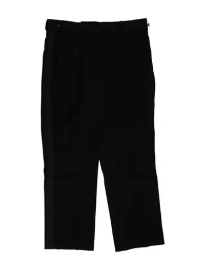 Pre-owned Isabel Marant Wool Straight Leg Pants In Black
