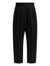 Isabel Marant Trousers With Pleated Design And Pockets In Black