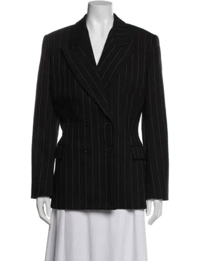 Pre-owned Isabel Marant Wool Striped Blazer W/ Tags In Blue