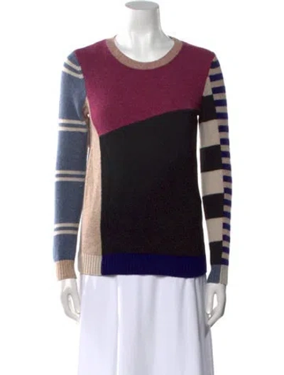 Pre-owned Isabel Marant Wool Striped Sweater In Black