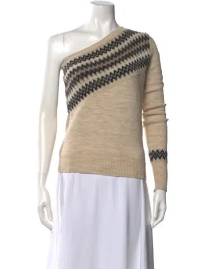 Pre-owned Isabel Marant Wool Striped Sweater In Neutral