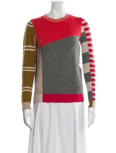 Pre-owned Isabel Marant Wool Striped Sweater In Red
