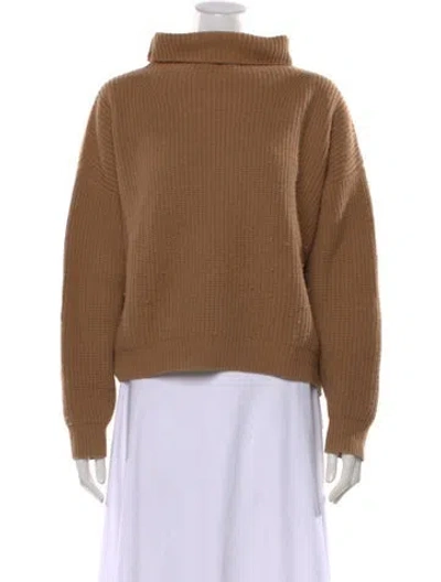 Pre-owned Isabel Marant Wool Turtleneck Sweater In Brown