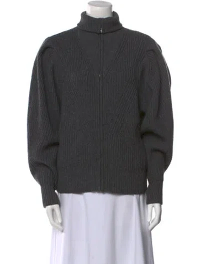 Pre-owned Isabel Marant Wool Turtleneck Sweater In Gray