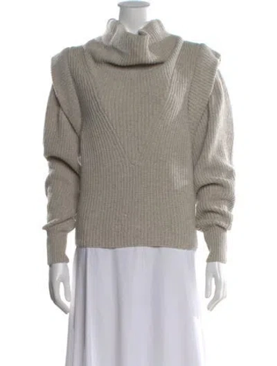 Pre-owned Isabel Marant Wool Turtleneck Sweater In Gray