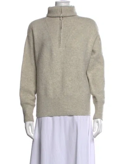 Pre-owned Isabel Marant Wool Turtleneck Sweater In Neutrals