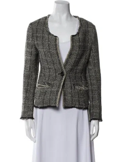 Pre-owned Isabel Marant Wool Tweed Pattern Jacket