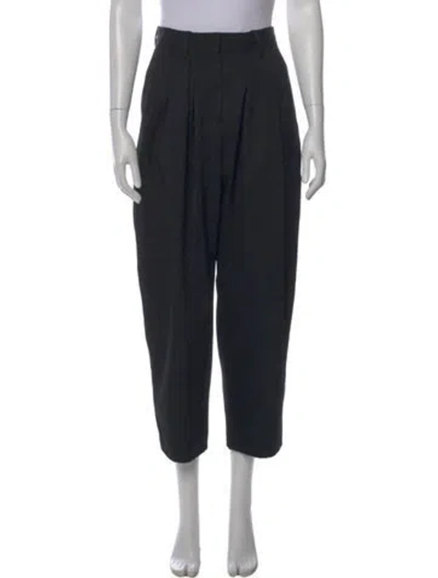 Pre-owned Isabel Marant Wool Wide Leg Pants In Gray