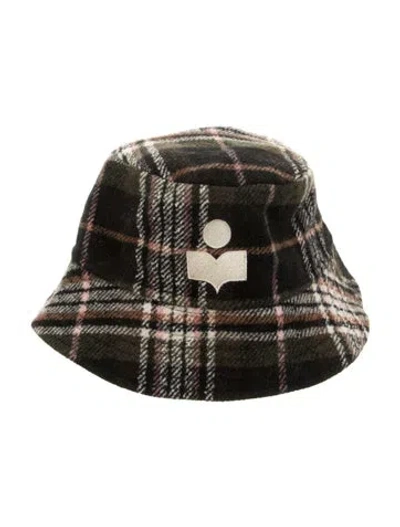 Pre-owned Isabel Marant Wool-blend Bucket Hat In Brown