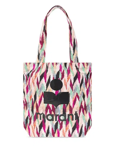 Isabel Marant Woom Patterned Shopper Bag In Multicolour