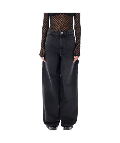 Isabel Marant Work Jeans In Black
