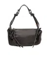 Isabel Marant Medium Woven Handle Shoulder Bag In Gray
