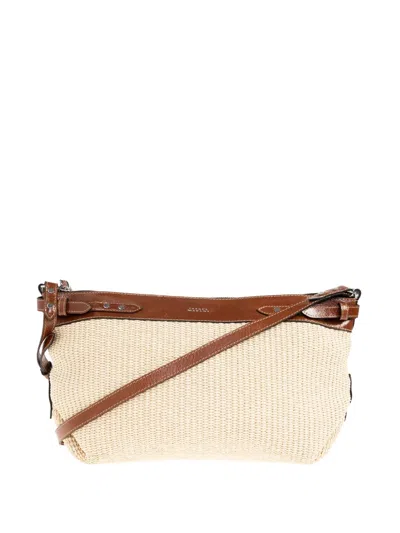 Isabel Marant Woven Leather Tote Bag In Neutral